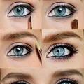 Makijaż podkreślający niebieskie oczy
