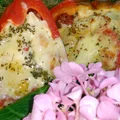 Papryka faszerowana kurczakiem i mozzarellą