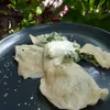 Pierogi ze szpinakiem i białym serem