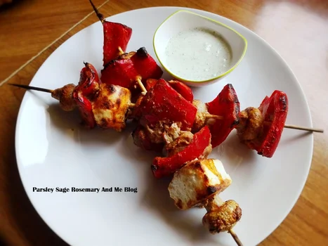 Paneer Tikka - szaszłyki z serem Paneer