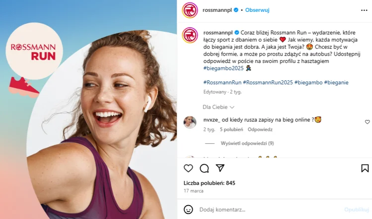 Zdjęcie Biegnij po zniżki! Rossmann Run 2025 wraca z rabatami nawet do 50%! #1
