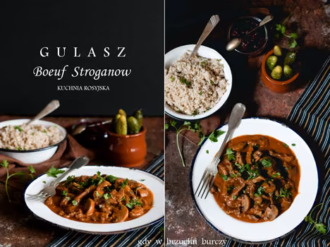 Gulasz Boeuf Stroganow