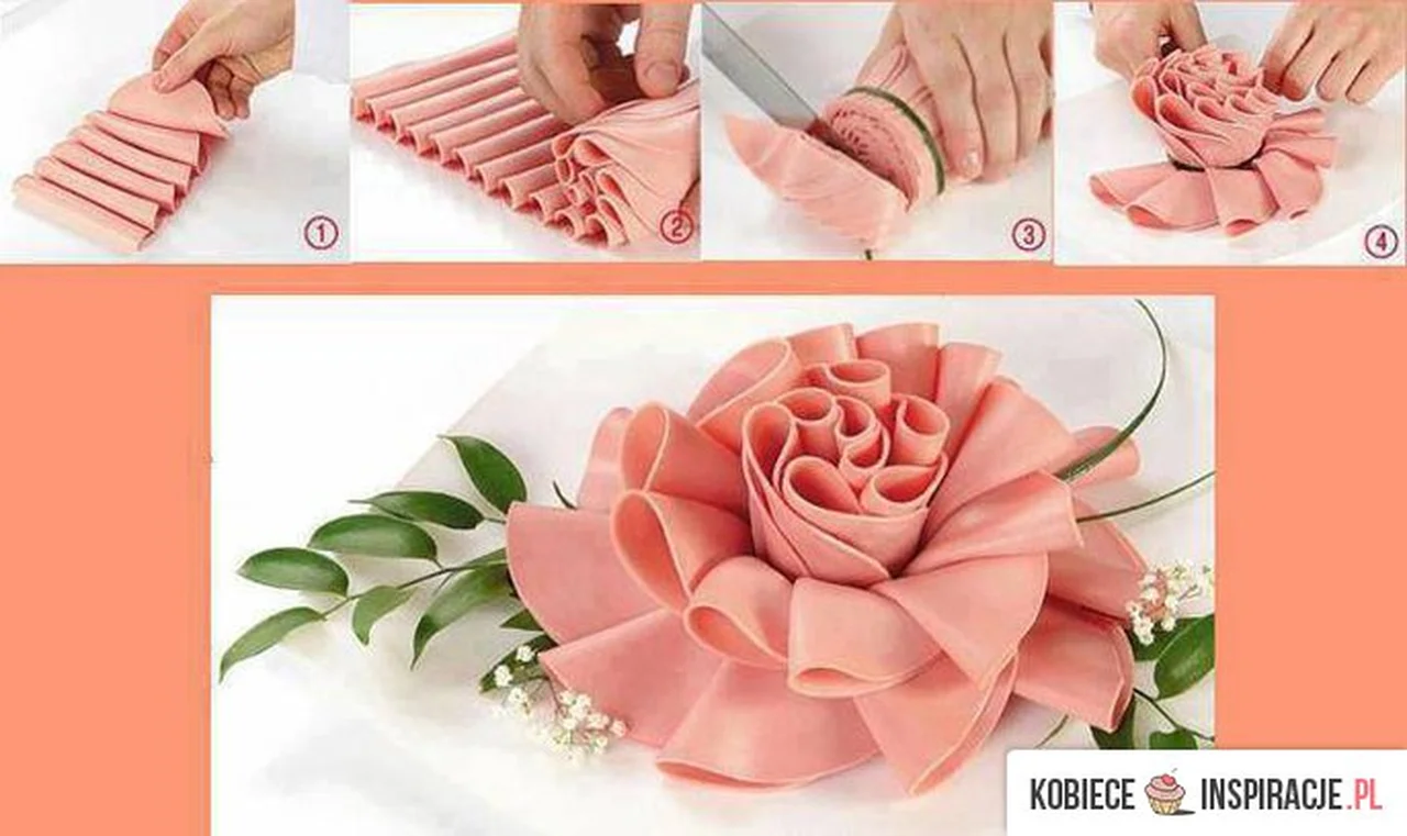 mięsna róża zamiast mięsnego jeża :D 