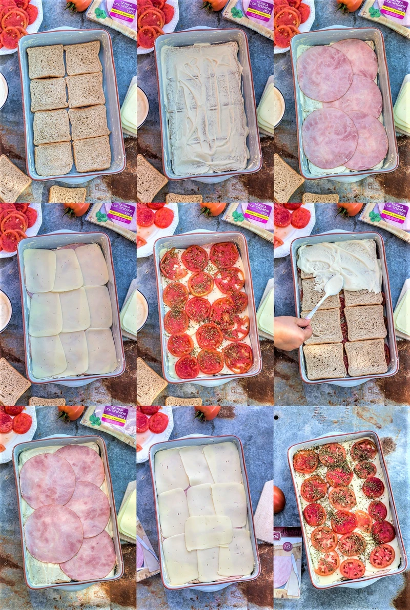 Bauru de forno - brazylijska zapiekana kanapka. Hit!