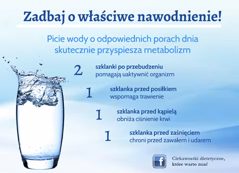 Zbadaj o właściwe nawodnienie