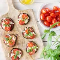 Mini pizze z bakłażanu