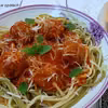 Trójkolorowe spaghetti z klopsikami