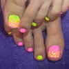 jaskrawy pedicure