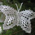 Szydełkowy motyl 3D