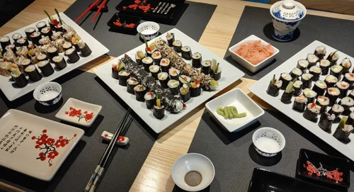 Sushi przygotowywane własnoręcznie