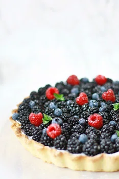 Tarta z jeżynami