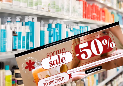 -50% na wszystkie nieprzecenione kosmetyki! Popularna marka wystartowała z atrakcyjną, wiosenną wyprzedażą