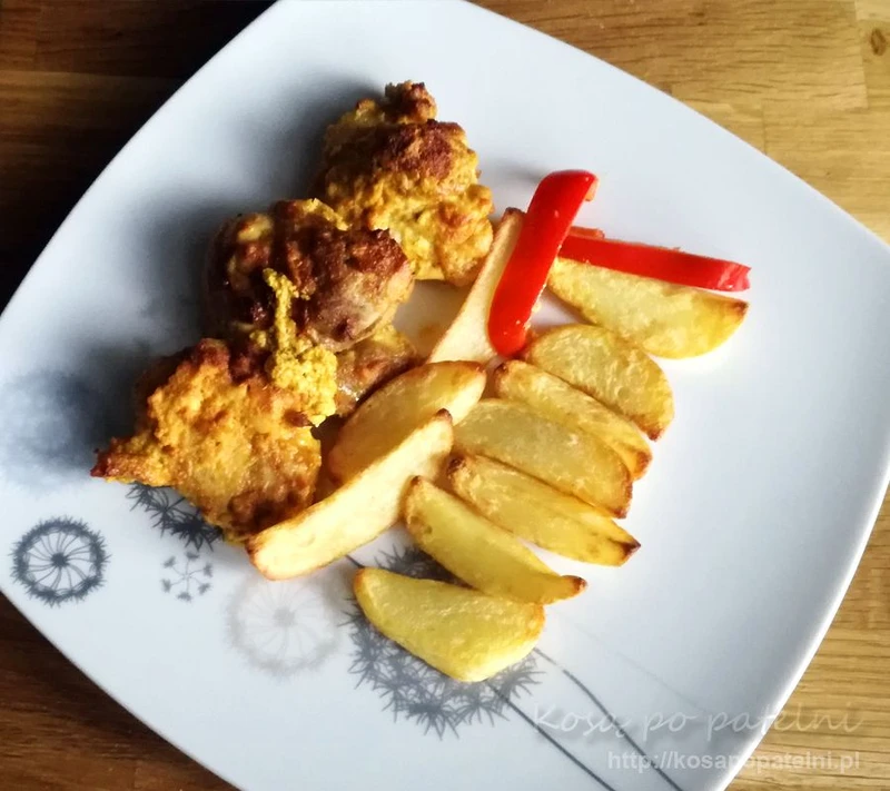 Pieczone udka kurczaka w jogurcie