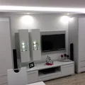 Meble RTV - zabudowa meblowa pokoju dziennego