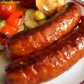 Kiełbaski grillowane w pikantnej glazurze
