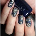 Elegancki zimowy manicure