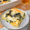 Lasagne z dynią i szpinakiem