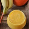 Koktajl z dyni, banana i pomarańczy