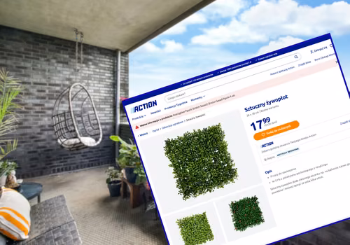 Ten żywopłot z Action za 17 zł bosko odmieni balkon! Zero podlewania - prywatna, zielona oaza przez cały rok