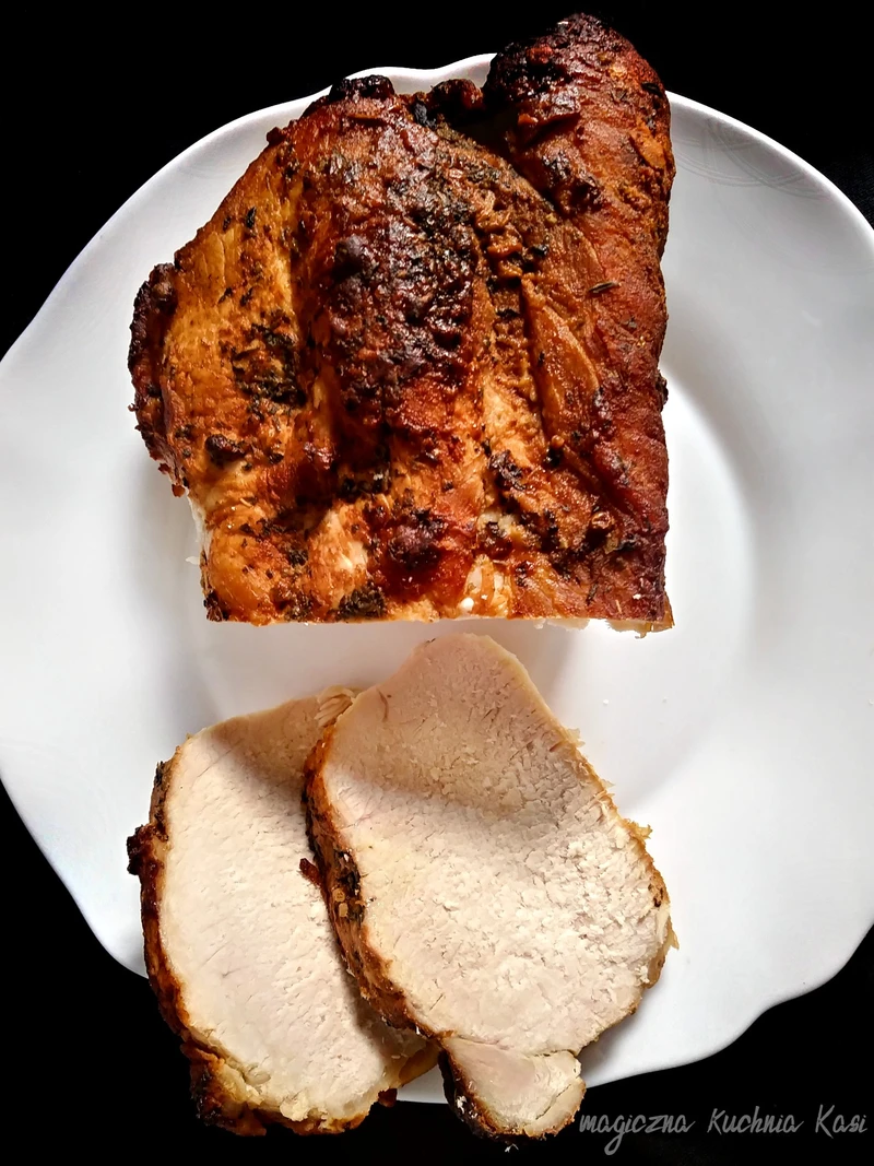 Schab pieczony w musztardzie