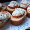 Bruschetta z serem pleśniowym
