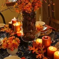Jesienna dekoracja stołu