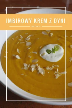 Imbirowa zupa krem z dyni