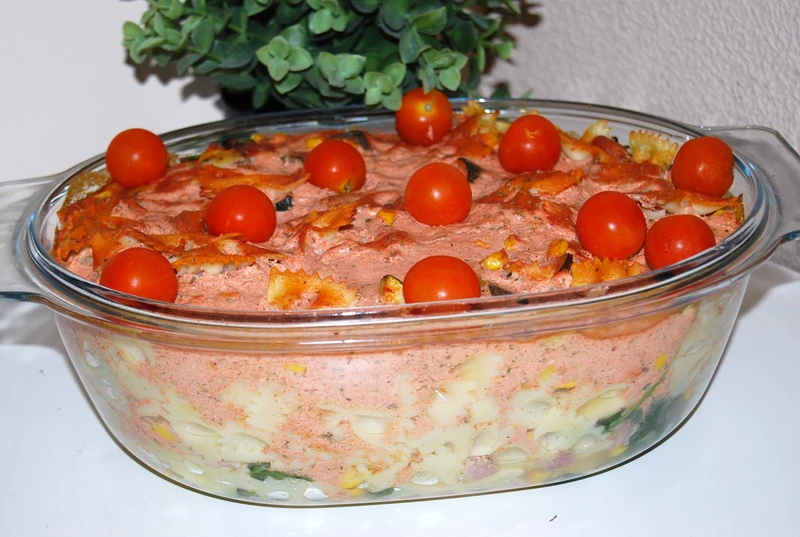 Zapiekanka makaronowa bez sera