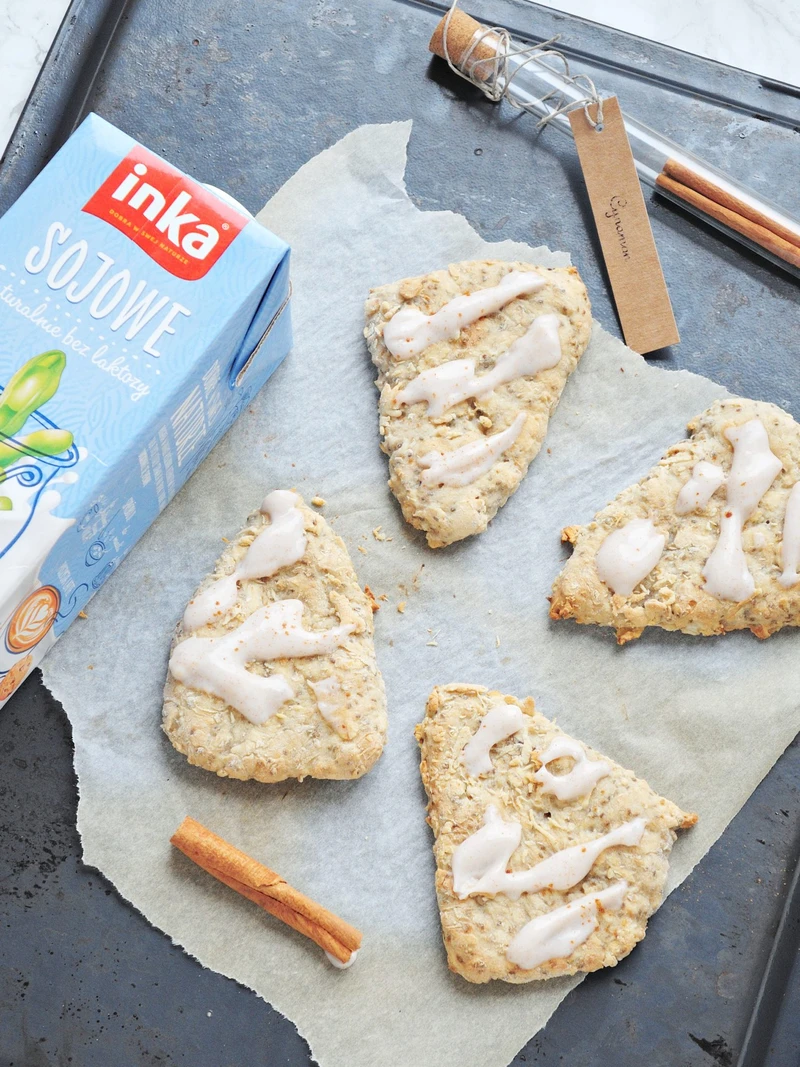 Wegańskie scones z kawą zbożową