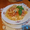 spaghetti z tuńczykiem w sosie pomiorowym