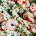 PONIEDZIAŁEK: KREWETKI Z MAKARONEM ORZO
