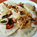 Pierogi ze szpinakiem i fetą