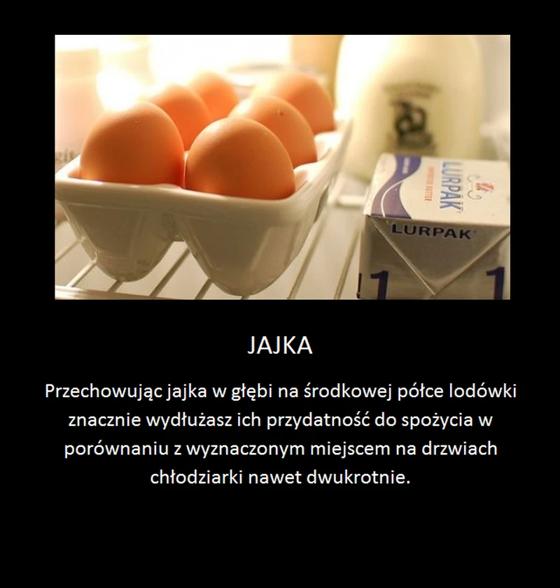 Tak przechowuj jajka!