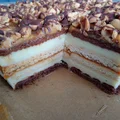 Ciasto Snickers bez pieczenia