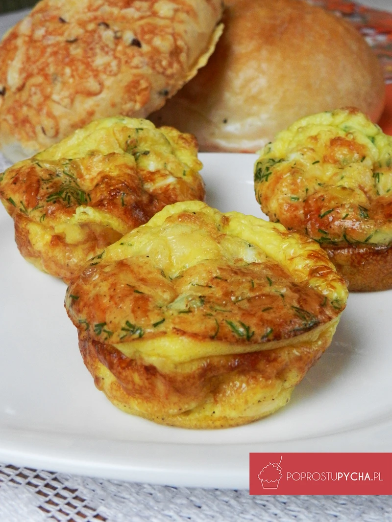 Zapiekane serowe muffiny śniadaniowe !