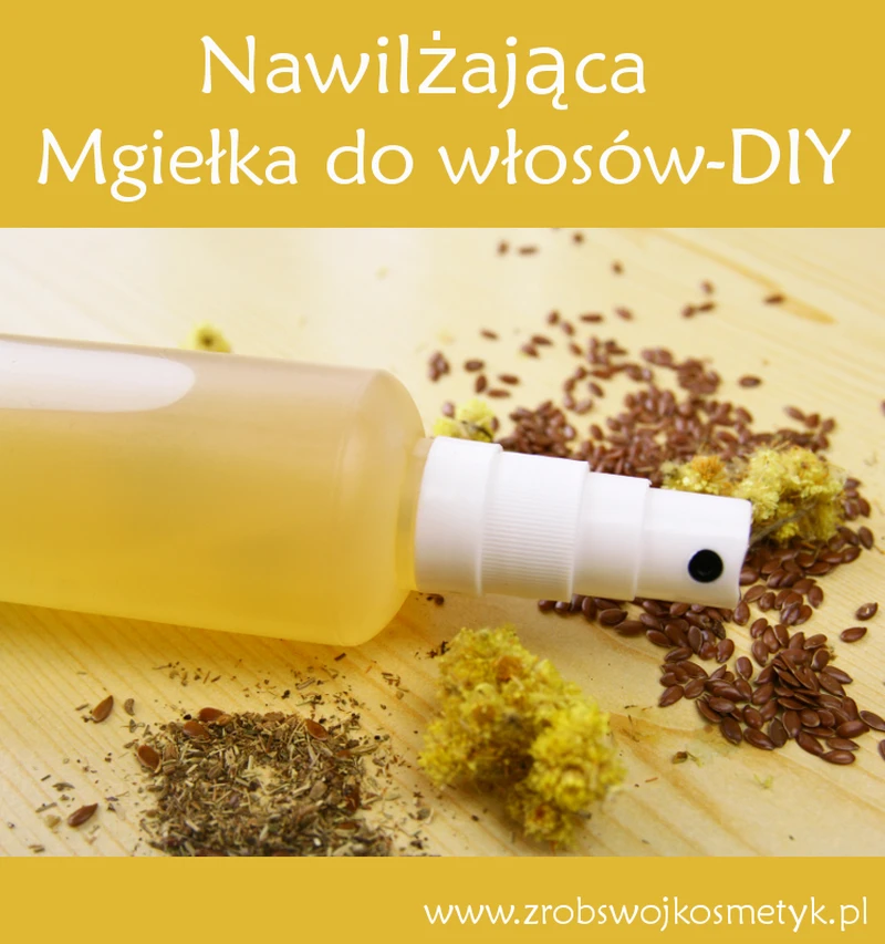 Zrób swoją nawilżającą mgiełkę do włosów