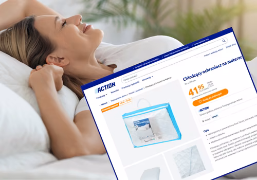 Ten produkt z Action za 41 zł zrobi robotę w upalne noce! Poprawi komfort spania i samopoczucie na maxa
