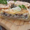 Quiche z boczkiem i pieczarkami-inaczej tarta na słono