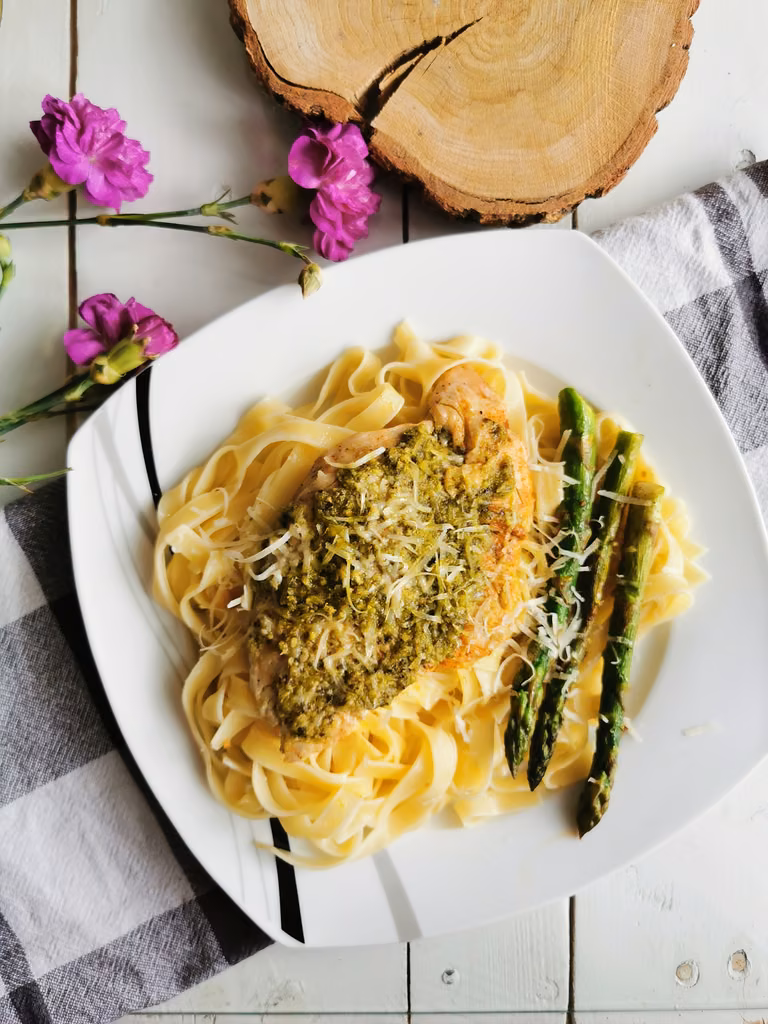 Indyk z pesto