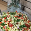 Sałatka z kaszą bulgur i cukinią