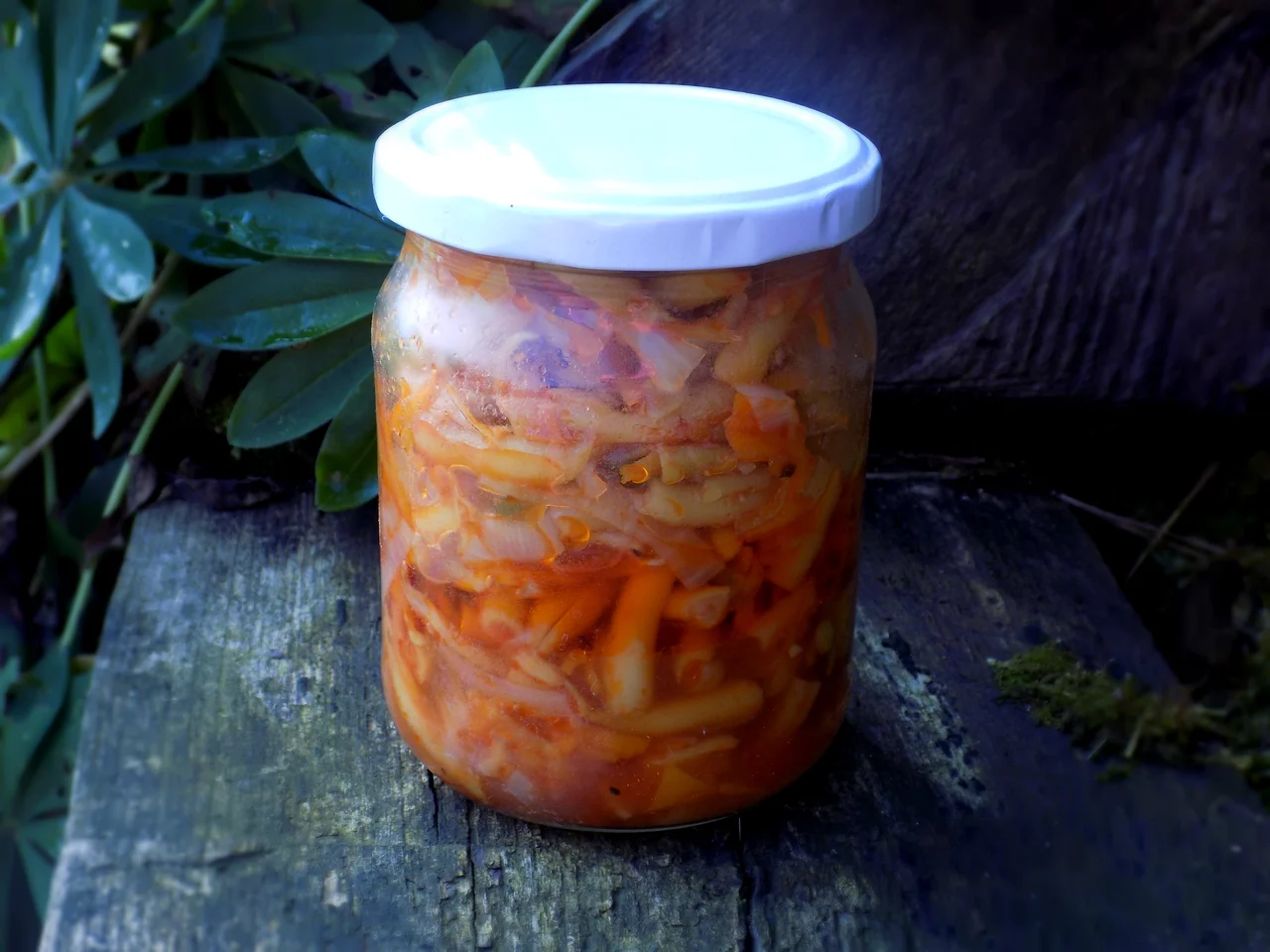Fasolka szparagowa w sosie pomidorowym na zimę