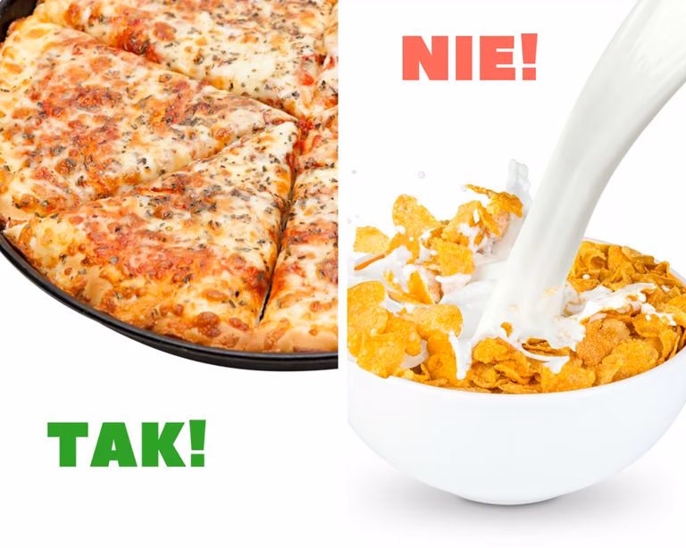 Sprawdź, dlaczego na śniadanie lepiej zjeść pizzę niż płatki!