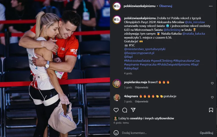 Zdjęcie Rekord świata i złoto MŚ dla Polki! Aleksandra Mirosław znów zadziwia świat! #2