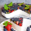 Lekki skyrnik, sernik na zimno z galaretką FIT. Całośc tylko 1111kcal!