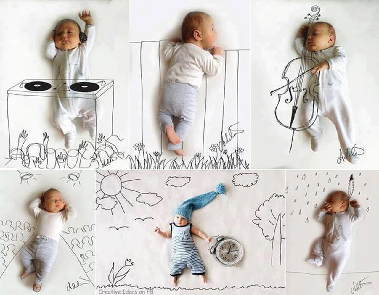 Pomysł na super zdjęcia maluchów :)