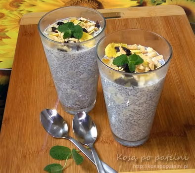 Pudding bananowy z chia