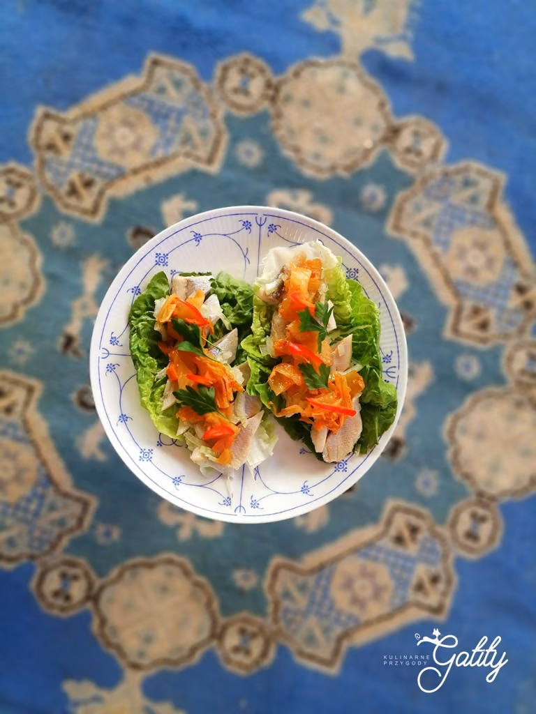 Śledzie kimchi