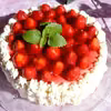 Tort z truskawkami