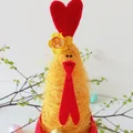 Wesoła kurka wielkanocna – dekoracja diy