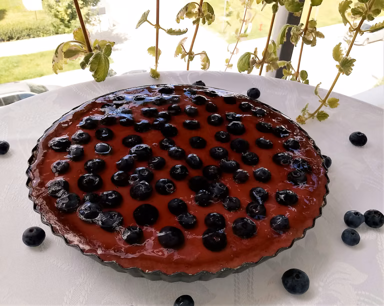 ORZEŹWIAJĄCA TARTA BEZ PIECZENIA Z MASĄ CYTRYNOWĄ